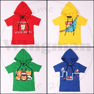 Download Kaos Hoodie Anak Karakter Lengan Pendek 1-10th RANDOM/ACAK ...