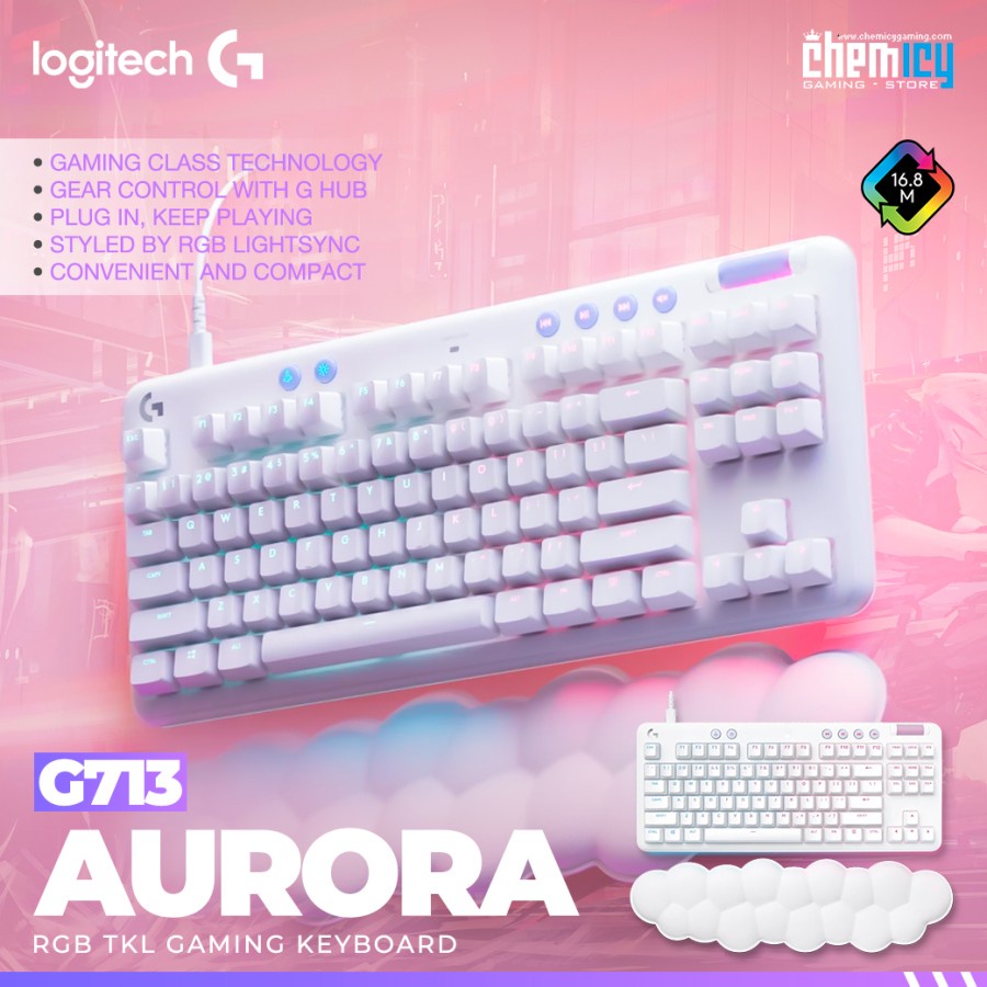 Logitech G713 Aurora TKL RGB Mechanical Gaming Keyboard