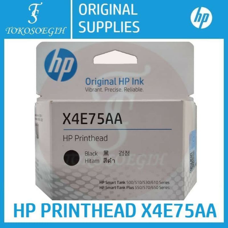 Printhead Hp Smart Tank X4E75AA Black Original