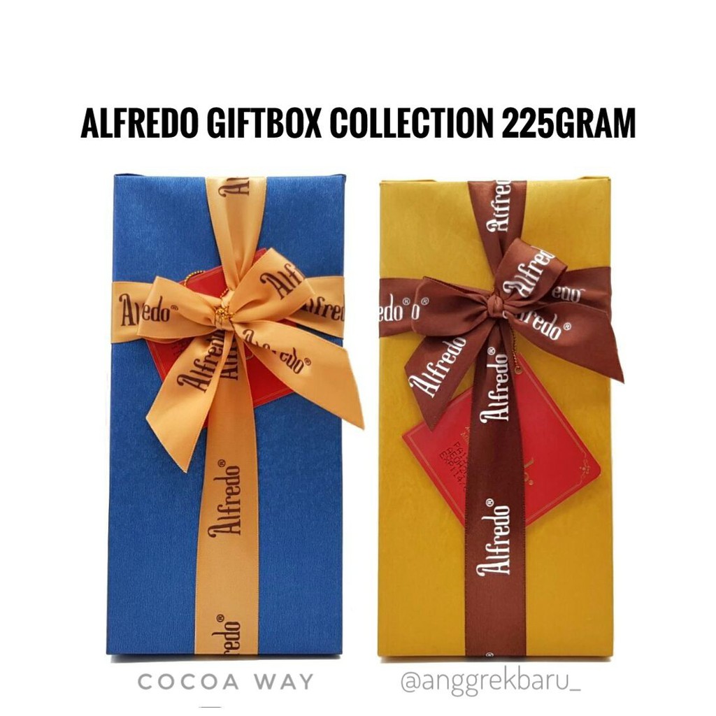 

Cokelat Alfredo Ribbon Box 225gr / Coklat Alfredo Kotak Pita