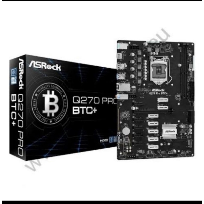 MOTHERBOARD ASROCK Q270 PRO BTC+ GEN 6/7