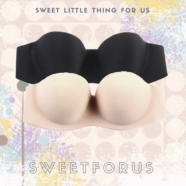 Seamless Invicible Bra Double Strap Lingerie | Bra Kawat Tanpa Jahitan Tali Transparan