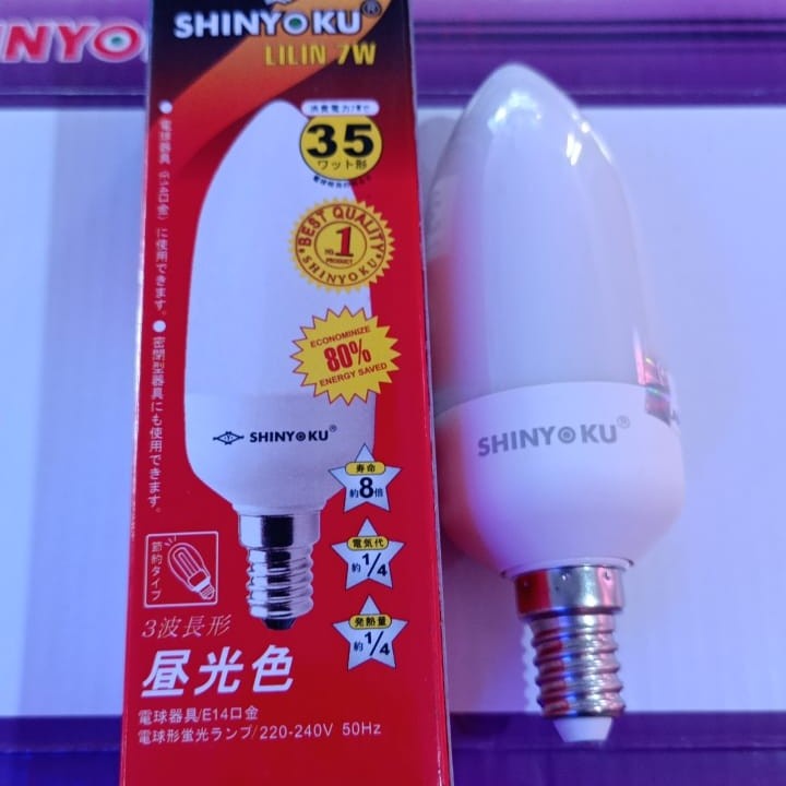 LAMPU SHINYOKU LILIN SUSU 7 WAT E14