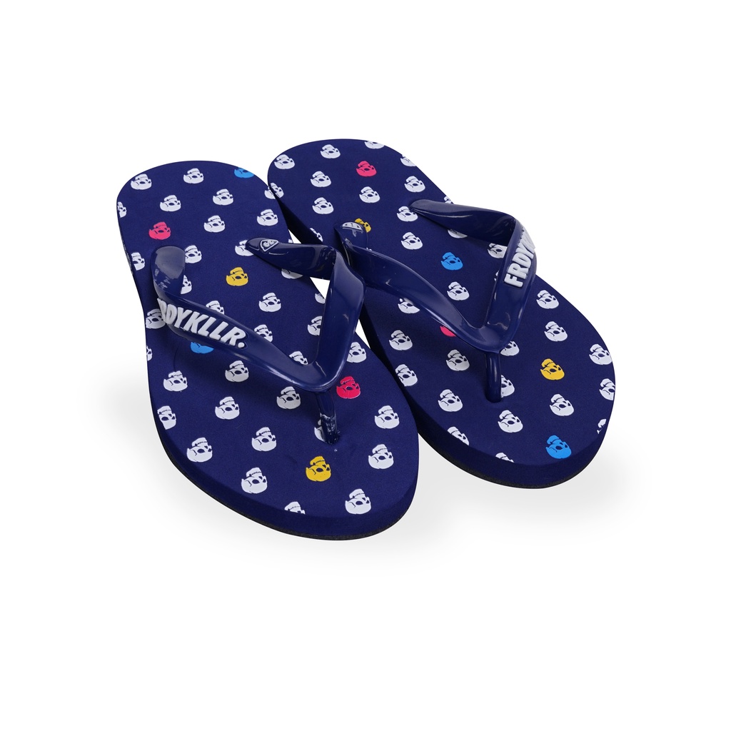 SANDAL JEPIT FRIDAY KILLER | SKULLO RIOT NAVY