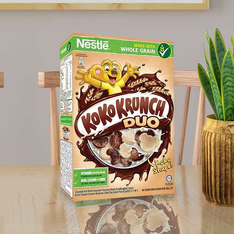 

Koko Krunch Duo Kemasan Box 170 gr - Sereal Susu - Cereal Box - Coco Crunch - Rasa Coklat & Susu