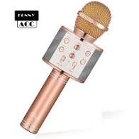 Murah  mik karaoke mik bluetooth mp3 mic memory radio mic