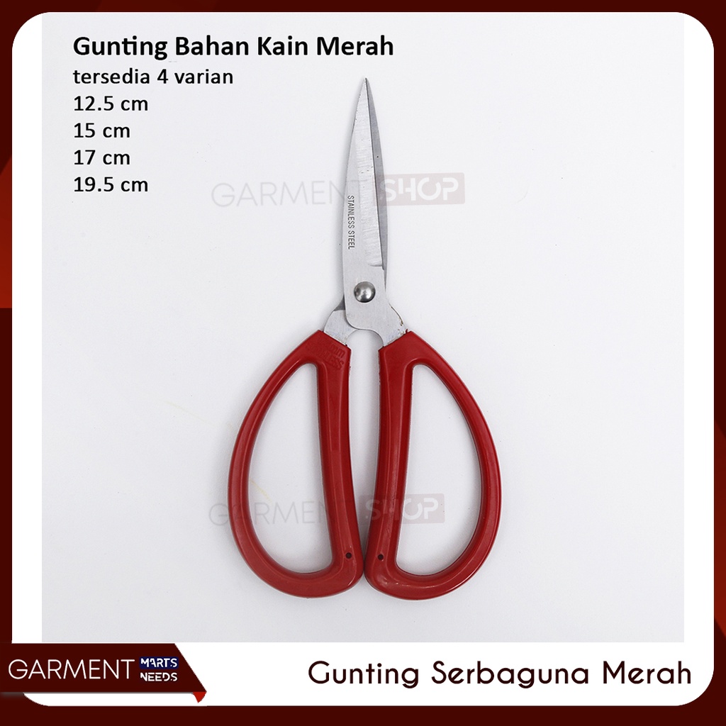 

GBHN15 - Gunting Potong Bahan Kain Tailor Scissors Gunting Kodok 15 cm Bagus