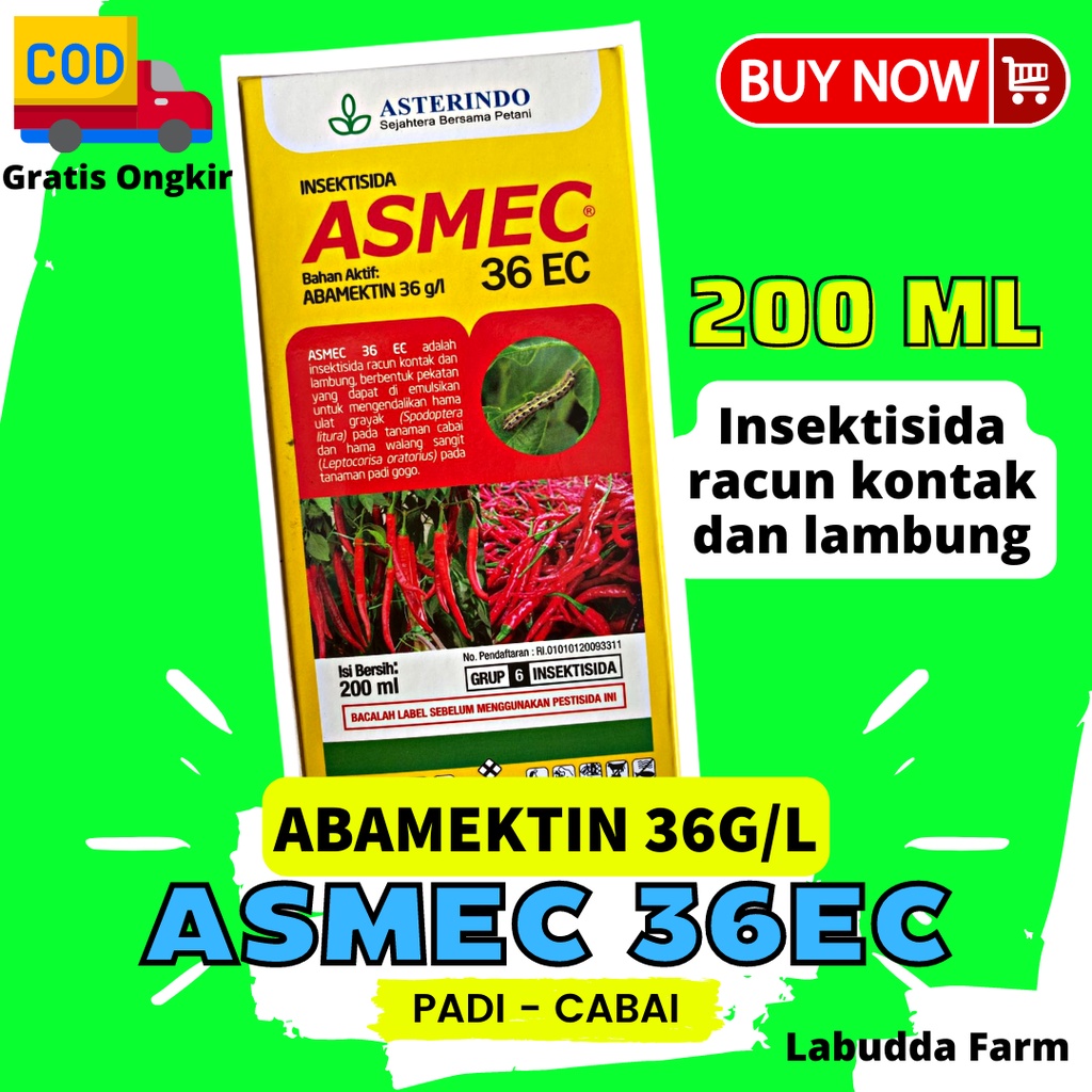 Insektisida Abamektin Asmec Insektisida 36ec Asterindo Insektisida Ulat Grayak Insektisida Walang Sa