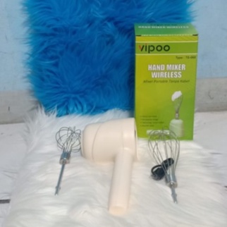 Hand Mixer Wireless VIPOO TE- 068 Blender Tangan Pengocok Telur