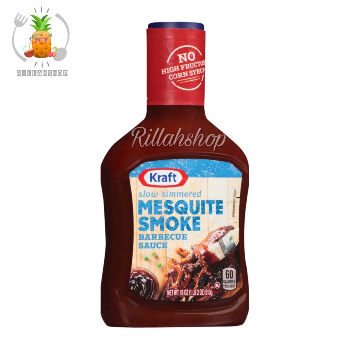 

KRAFT Mesquite Smoke Barbecue Sauce and Dip (510g)