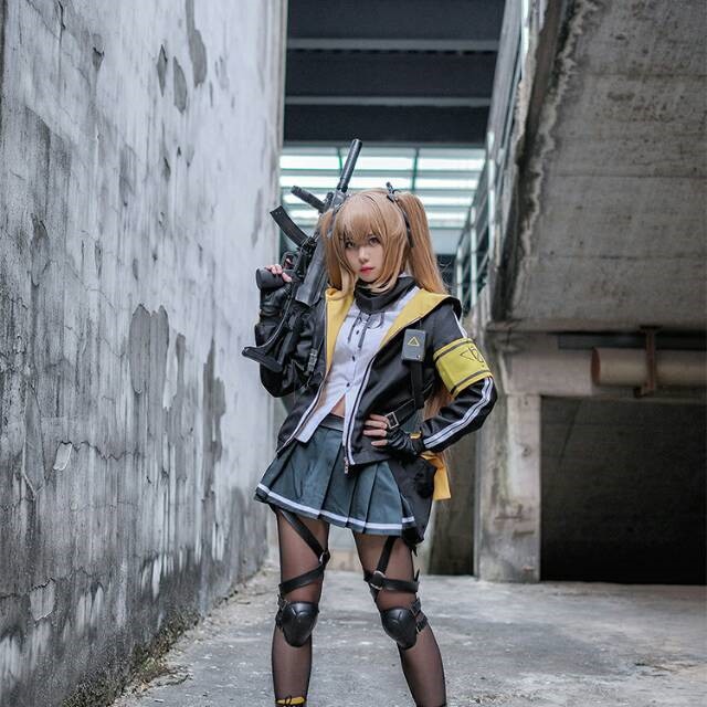 Jaket UMP45 Girl Frontline Jacket Anime Kostum Cosplay Jepang Korea Harajuku  Hoodie Pria Wanita