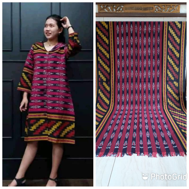 KAIN TENUN ASLI JEPARA MOTIF SUMBA NTT TORAJA
