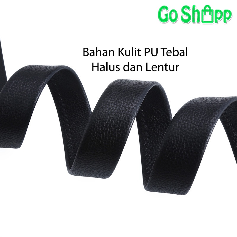 Ikat Pinggang Pria Model Rel Import - Sabuk Gesper Cowok Kulit Terbaru - Gesper Pria Kulit PU Import - Tali Pinggang Cowok Import Model Terbaru - Gesper Cowok Men Belt Import [IP01]