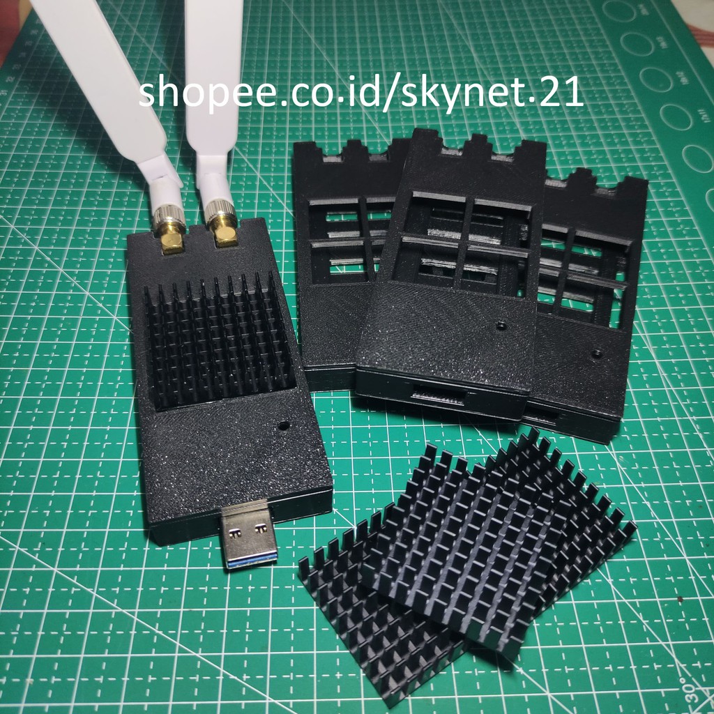 Casing Modem Rakitan HP lt4220 Dw5821e L850 GL untuk Adapter NGFF M.2 Dual nano SIM USB 3.0 Case