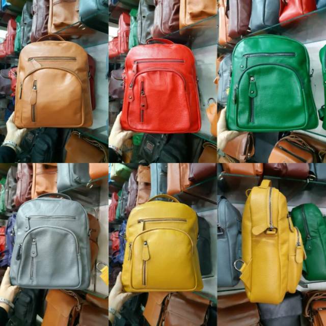 Tas gendong kulit asli/tas wanita kukit asli/tas papirut