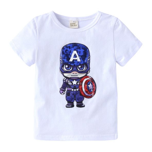 Baju LED Superhero Anak Cowok Baju Lampu Menyala Import
