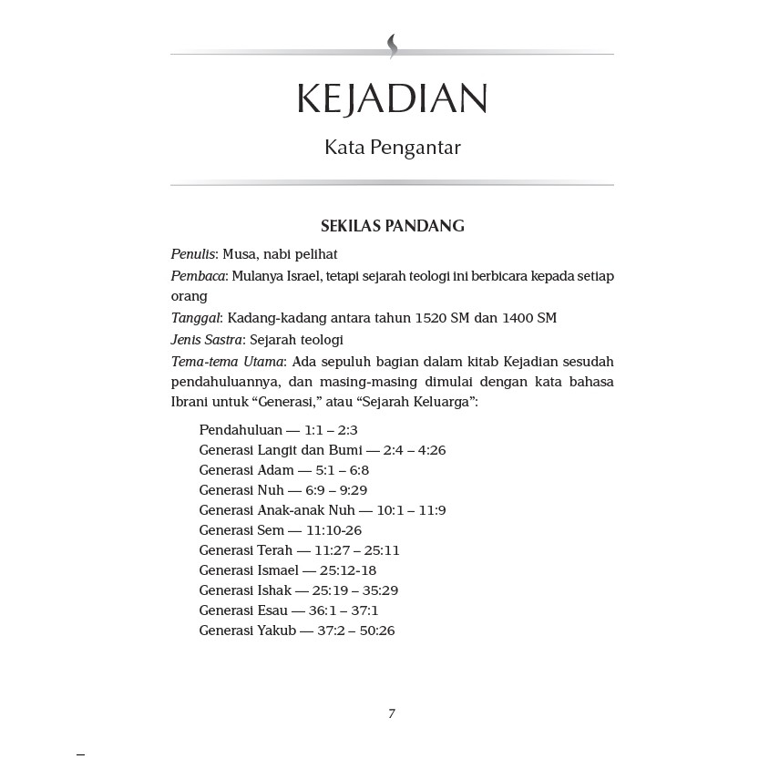 Kejadian - Alkitab The Passion Translation