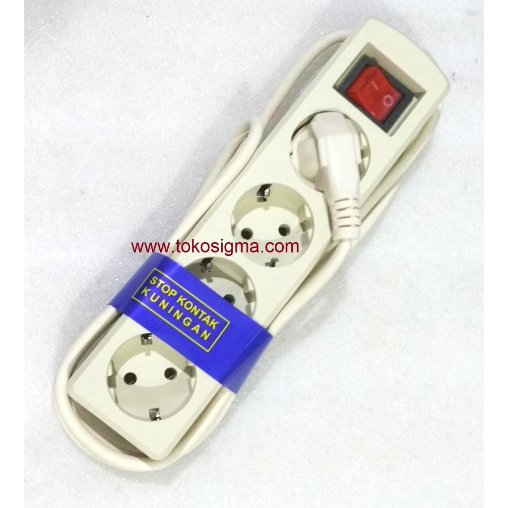 Stop Kontak Lubang Colokan Kabel Listrik AC 220v Power Strip Saklar