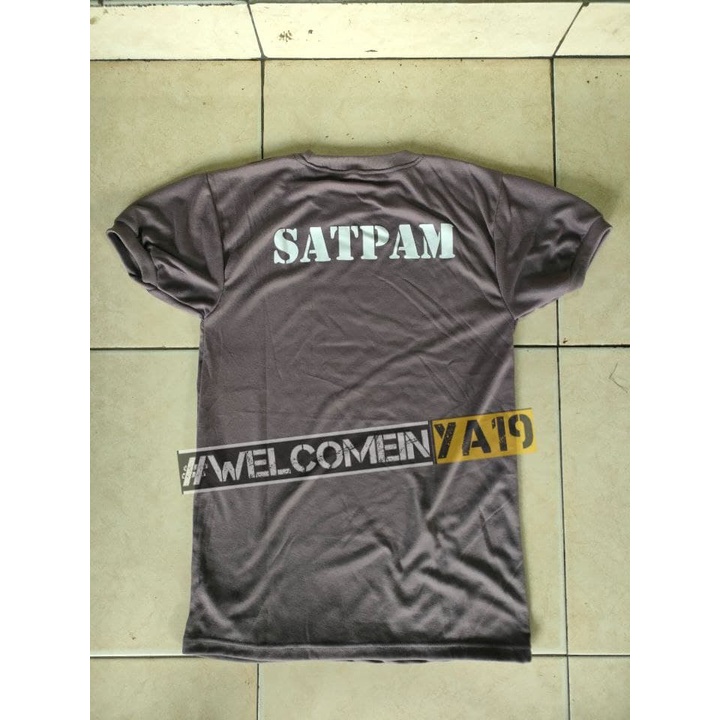 Kaos Pendek Satpam Logo Terbaru / Kaos Oblong Satpam Logo