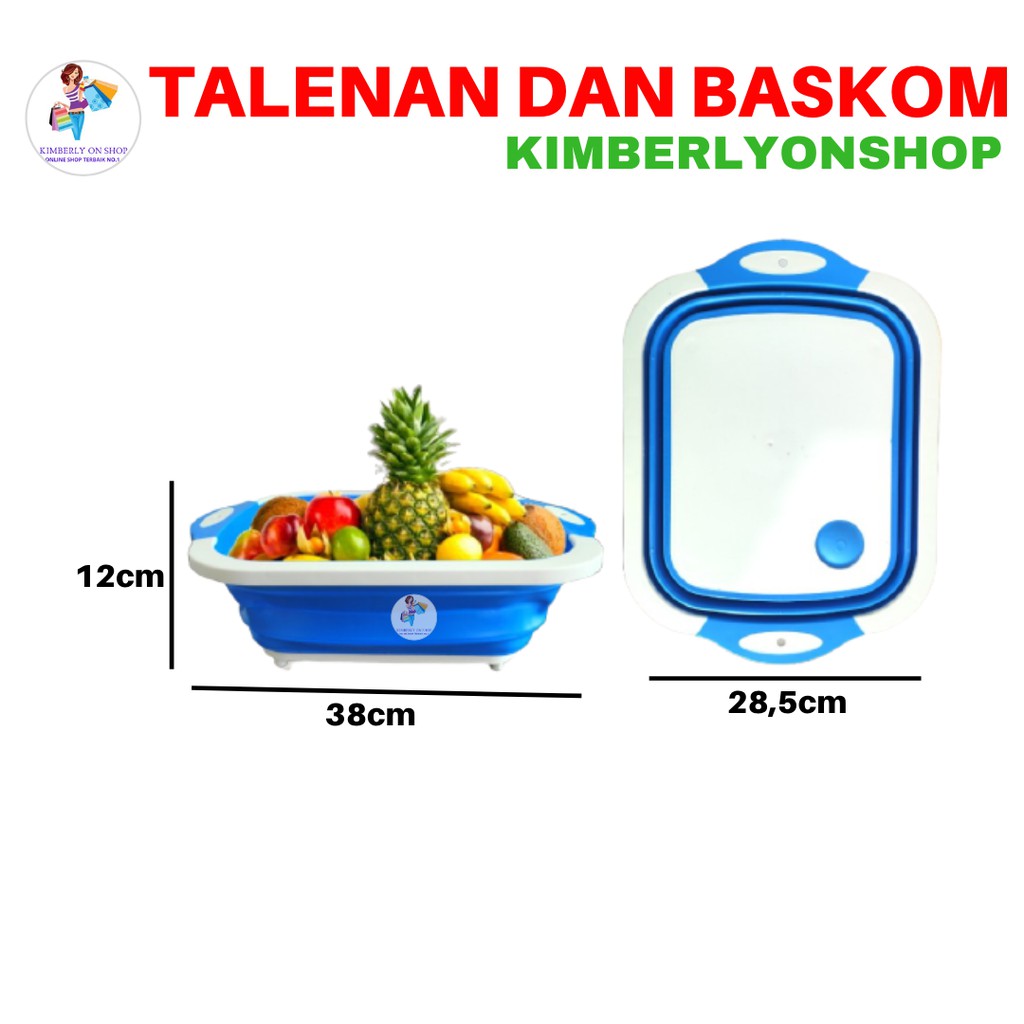 Kimberlyonshop Telenan Lipat Baskom Sayur Multifungsi