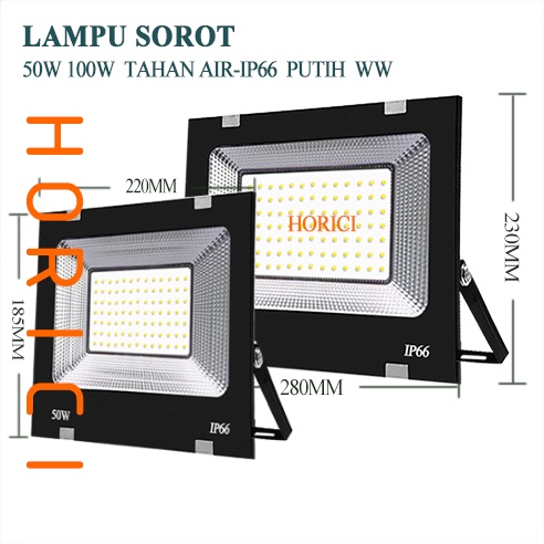 Lampu Sorot SMD 50W,100W, outdoor flood light kap sorot