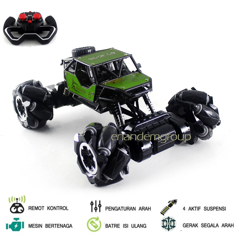 Mainan Mobil Remot Kontrol RC Climbing Stunt Winner