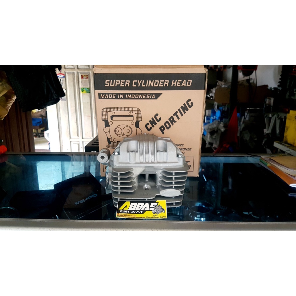 Head Klep 34 29 Tiger BRT ALBRONZE PORTING CNC Cylinder Kop