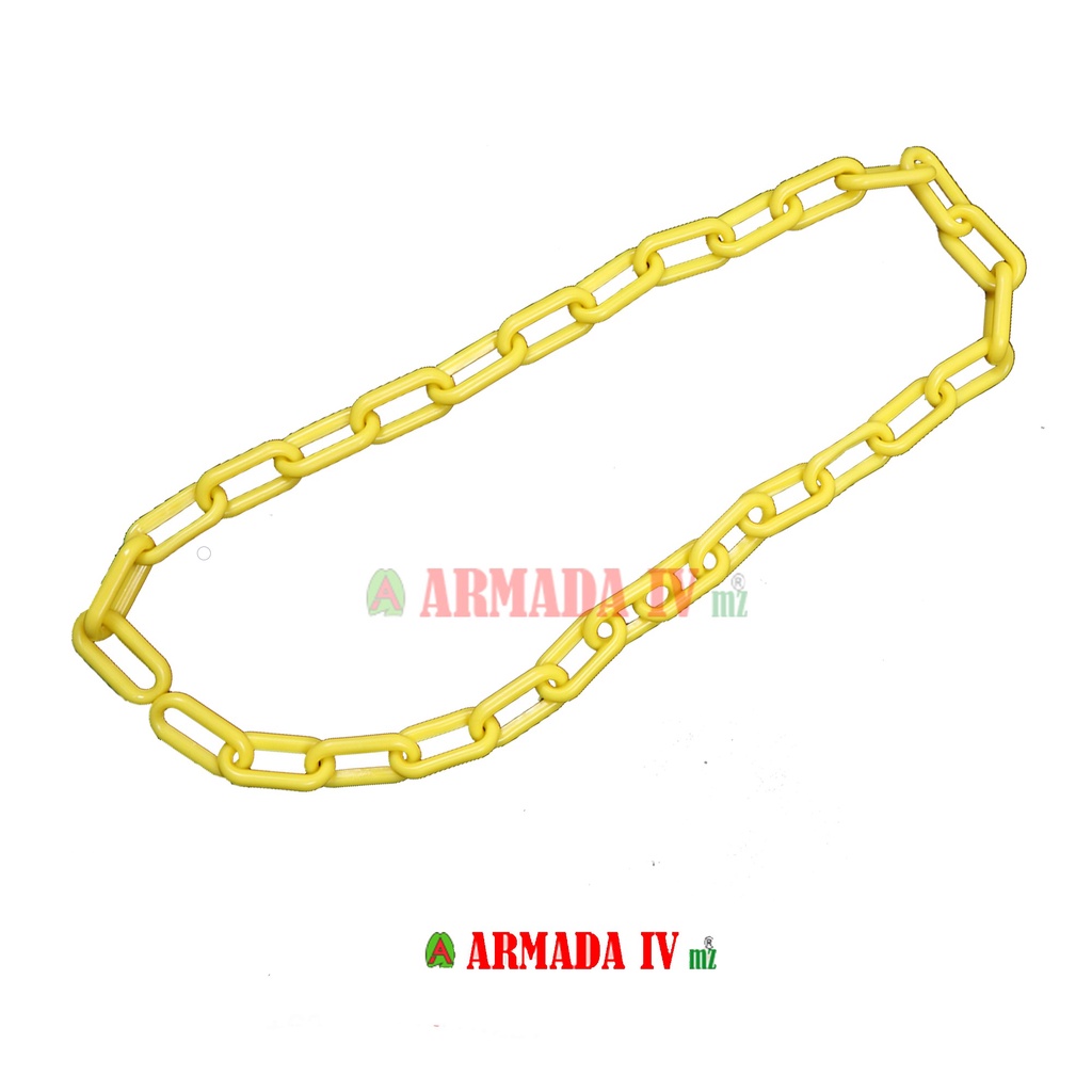 Rantai Plastik Safety Kuning Plastic Chain Safety