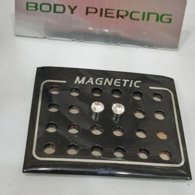 ANTING MAGNET PERMATA COWOK CEWEK AT16