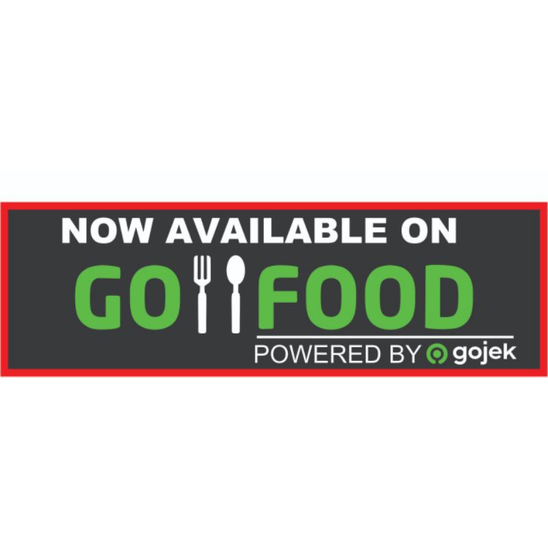 stiker gofood