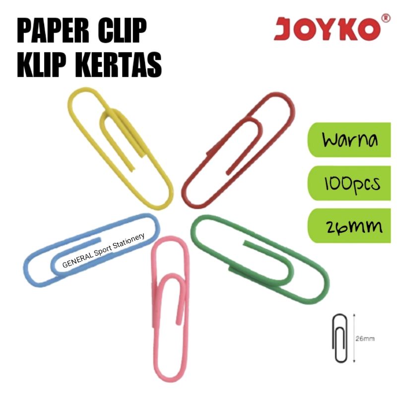 

Klip Kertas / Paper Clip JOYKO 100pc