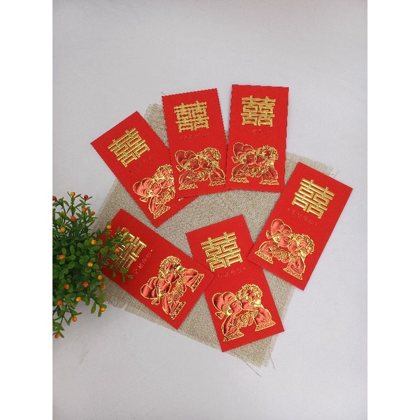 

Angpao wedding isi 6pcs | Angpao Panjang Pernikahan | Kertas Amplop Angpao Wedding