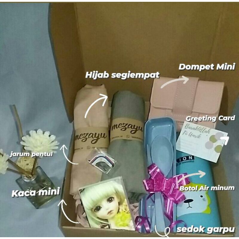 HAMPERS HIJAB / HAMPERS GIFT BOX / BOX HIJAB/ KADO KERUDUNG/ GIFT BOX HIJAB /