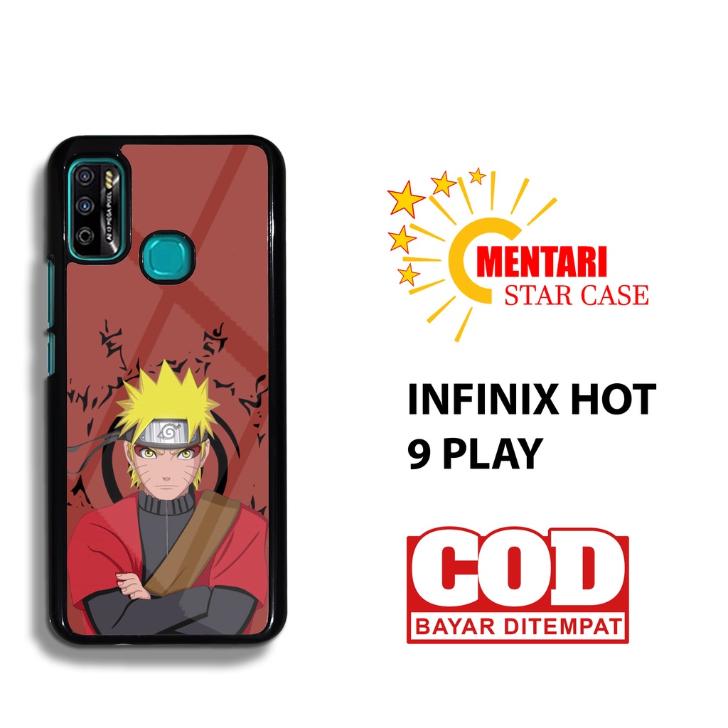 Casing Infinix Hot 9 Play Case Motif Naruto Terbaru Terlaris Hardcase Softcase Glosy Mentaricasing