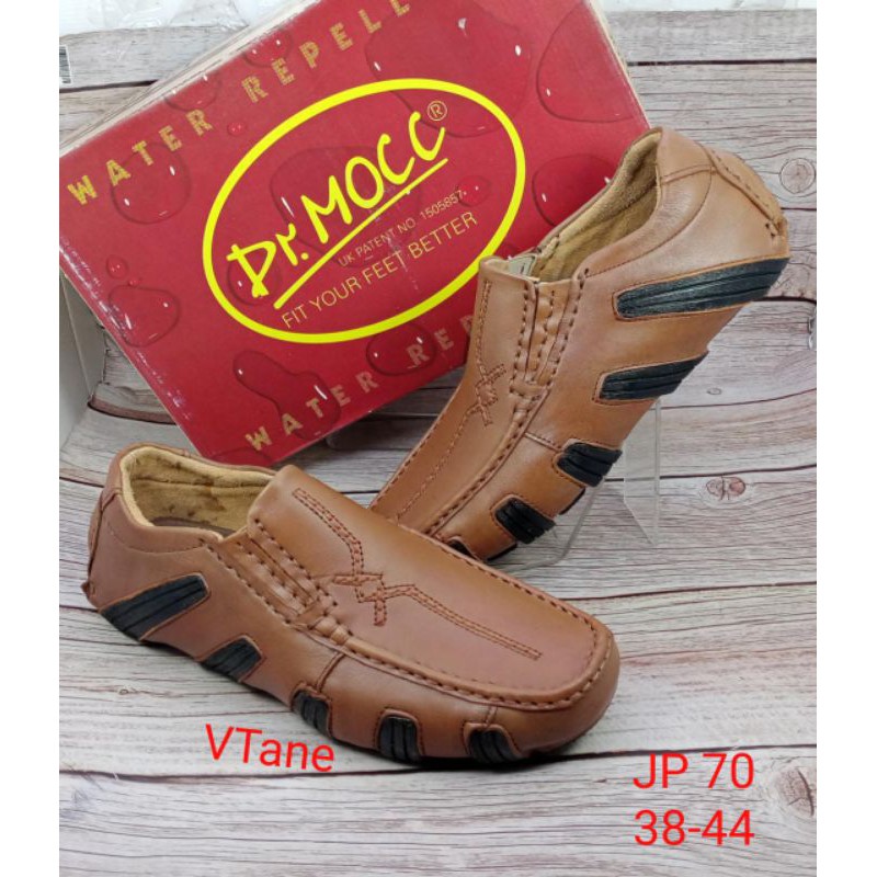 Sepatu kulit asli pria dr mocc jp 70