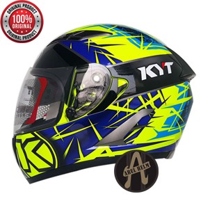 HELM KYT FALCON SPIKE YELLOW FLUO / KYT FALCON ORIGINAL