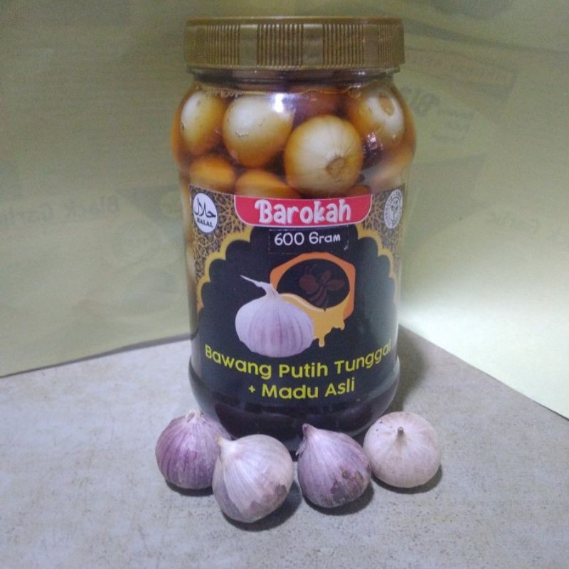 

Madu Bawang Lanang Barokah 600gram Madu Bawang Putih Tunggal