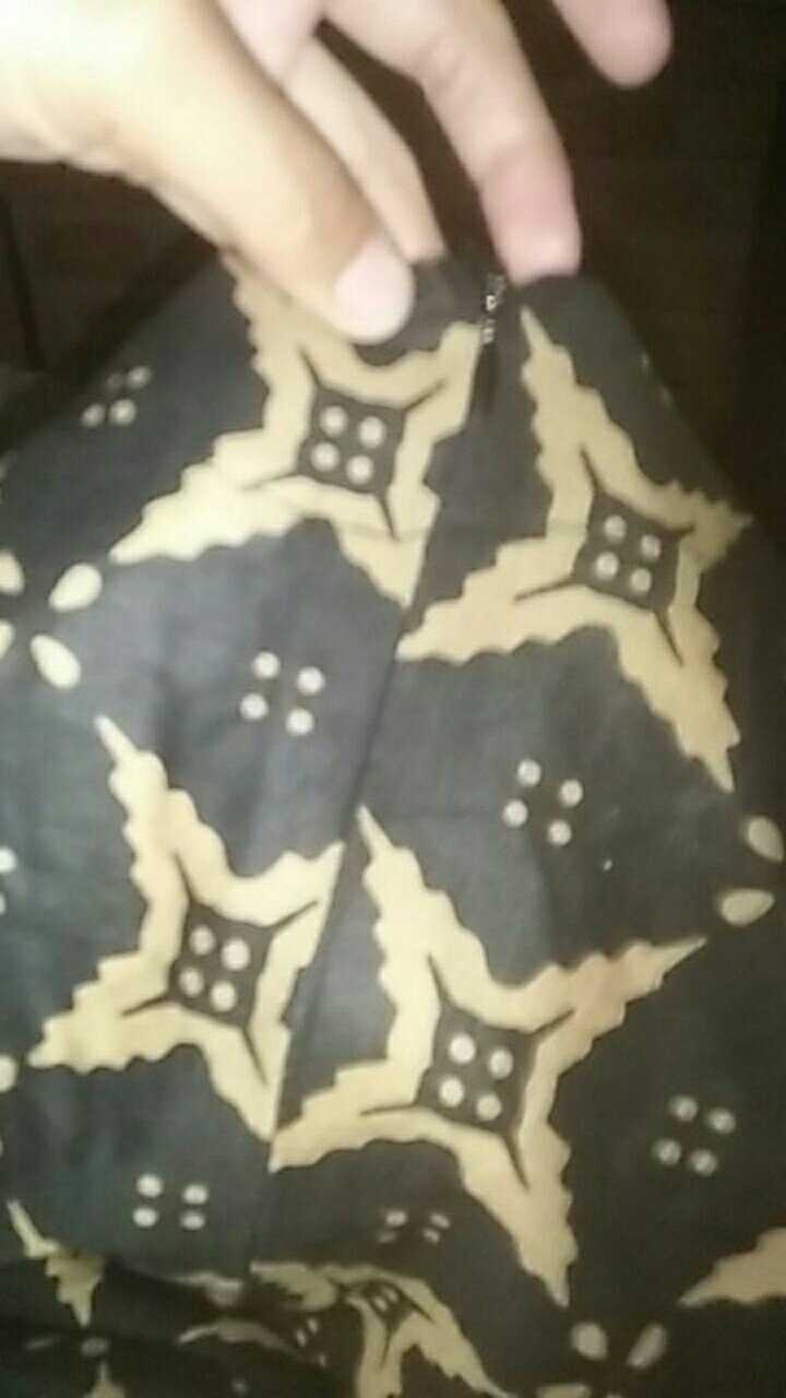 Cod - Dt Collection Dress Batik Wanita / Cewek Lengan Pendek