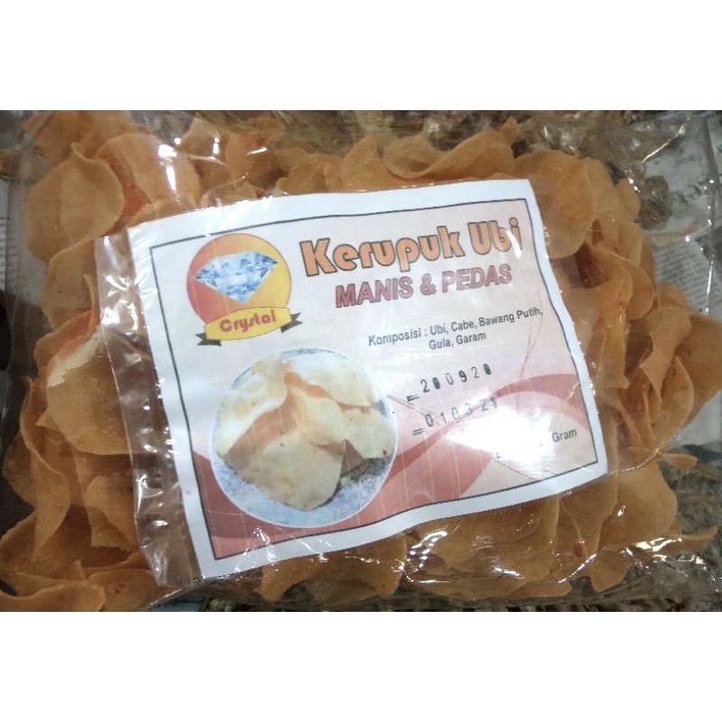 

Kerupuk Ubi Manis Pedas 500g / Kerupuk Ubi Khas Pontianak