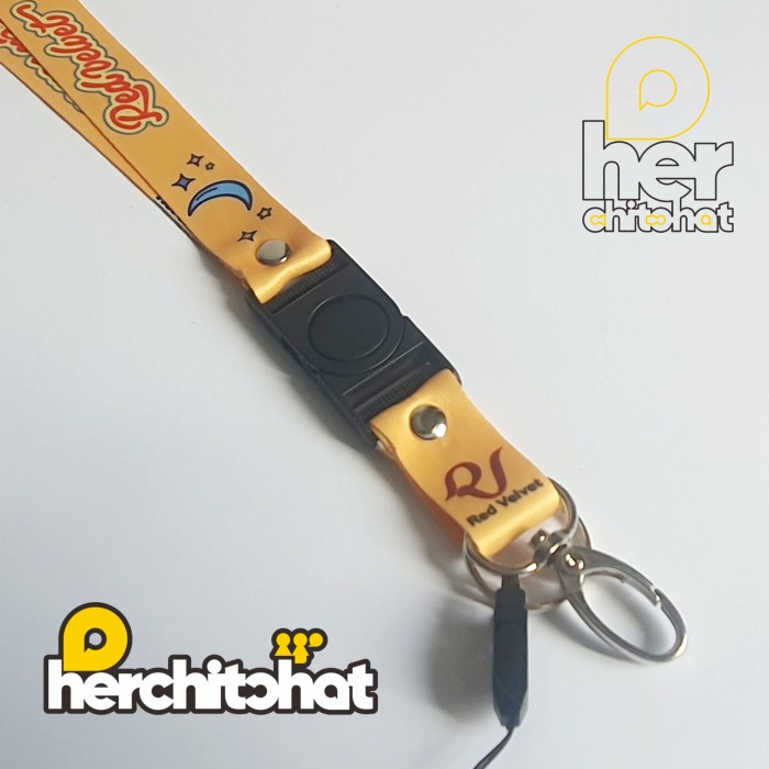 

Cantik Lanyard Red Velvet - Sm Entertainment - Strap Tali Id K-Pop Unofficial Trendi