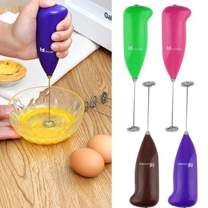 Mini Hand Mixer Haoxin Pengocok kopi susu, telur dan kopi dalgona