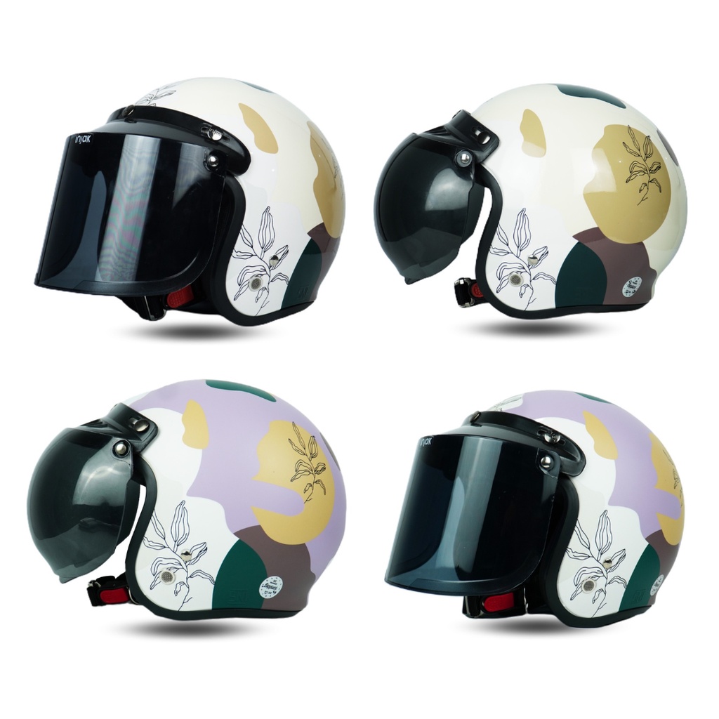 Helm Bogo Dewasa Aesthetic Wanita SNI Premium Valencia