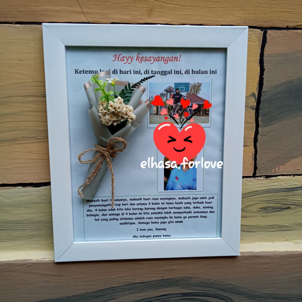 Frame wisuda - pigura wisuda - bingkai wisuda - hadiah ulang tahun, wisuda, sempro, anniversary - FL