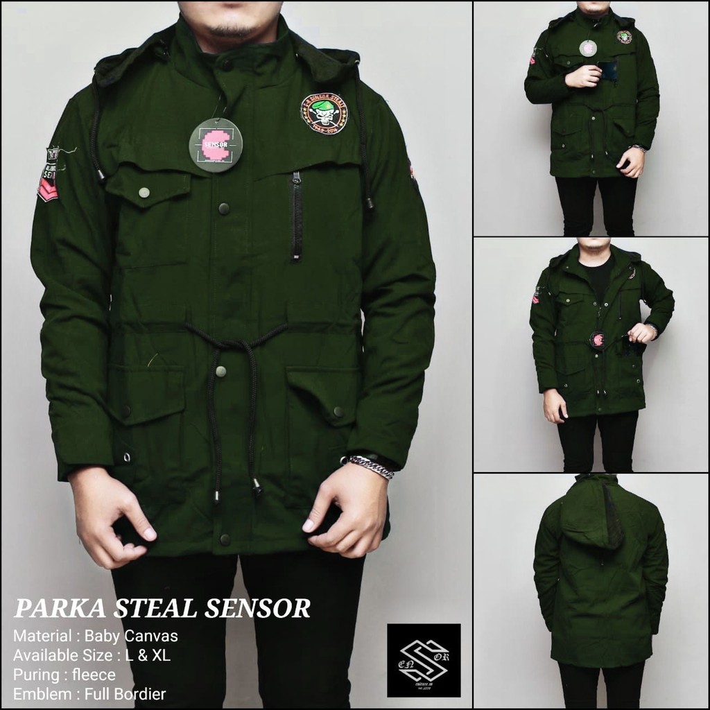 TURUN HARGA ! Juns Jaket Parka Pria Justine Premium Quality / Jaket Gunung