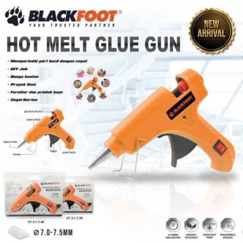 Blackfoot - Glue Gun (D7/D11) 20 Watt - 40 Watt - 60 Watt - 100 Watt