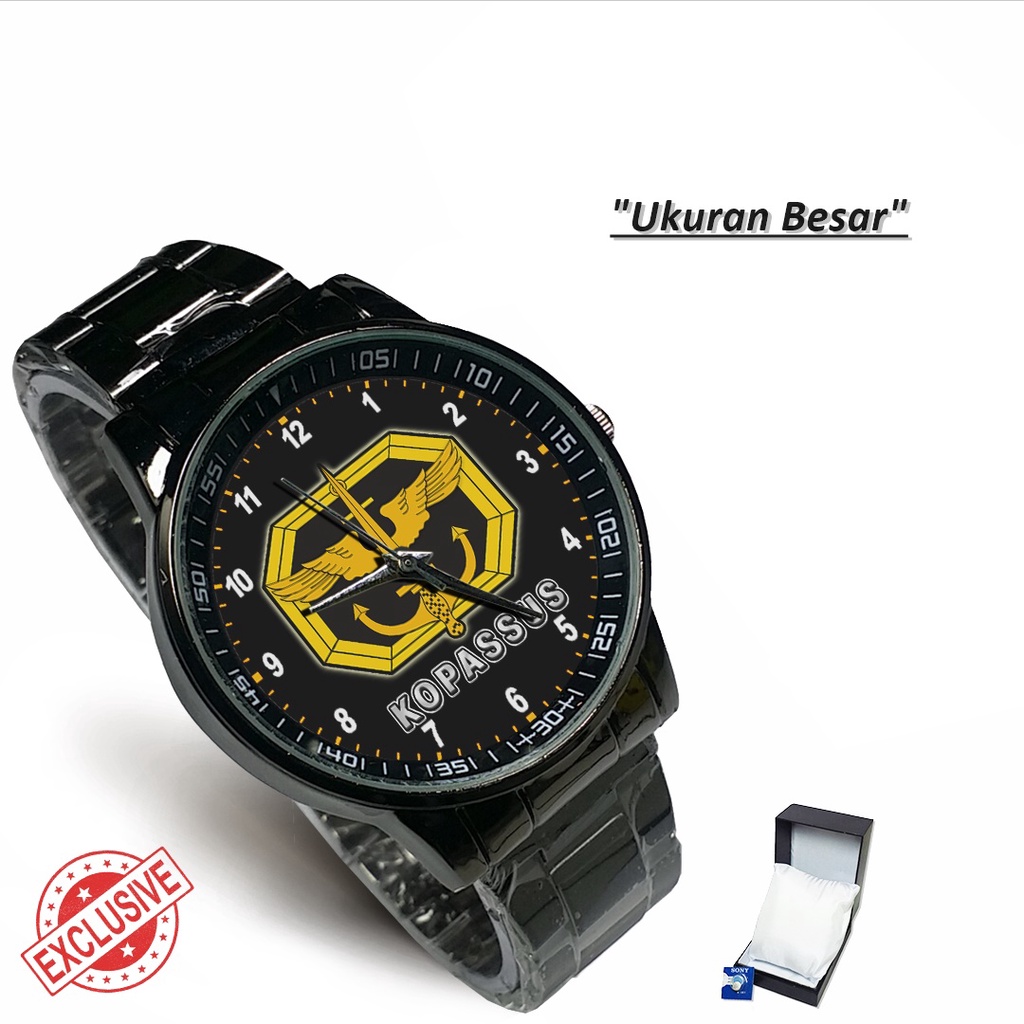 Jam Tangan Rantai Couple KOMANDO PASUKAN KHUSUS 02 (Limited Edition)