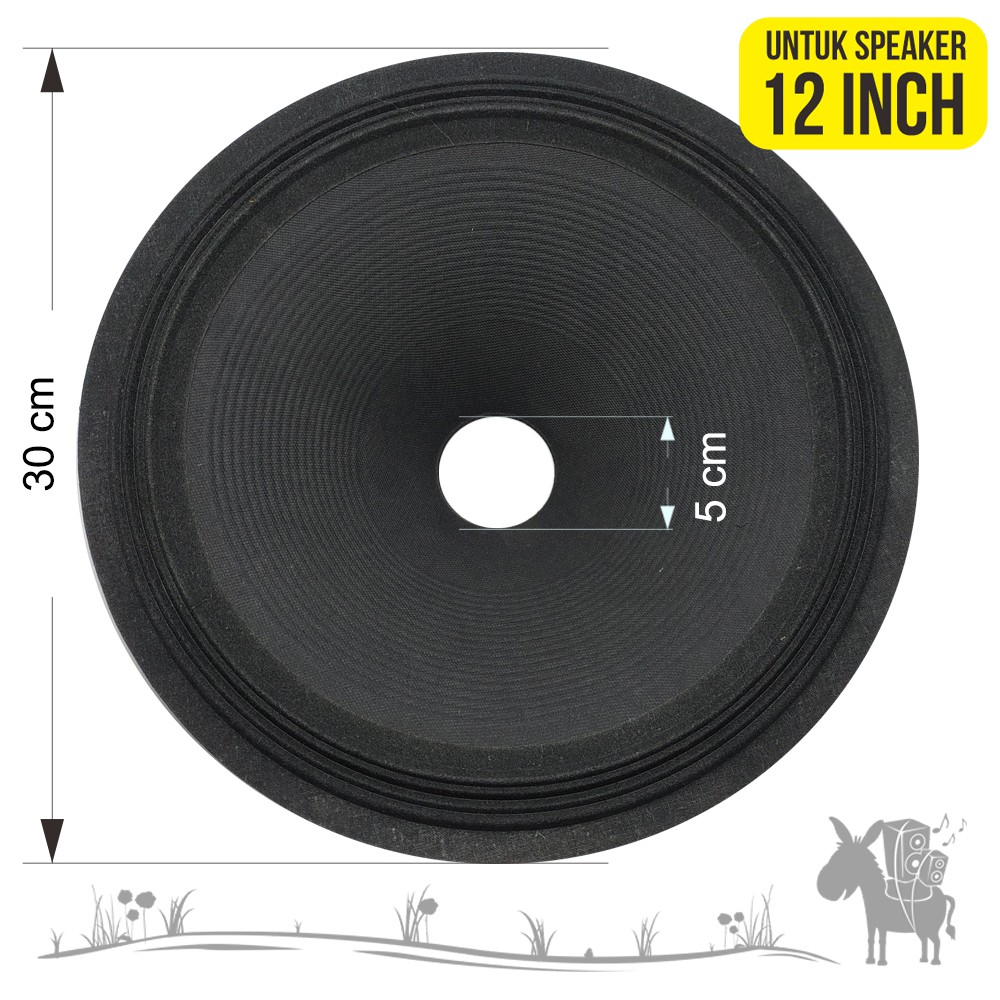 Daun Speaker 12 Inch Fullrange tipe 1253 1252 Daun Speaker 12 Inch Ful