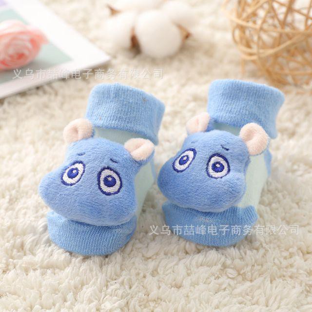 Kaos kaki bayi boneka 3D animal anti slip prewalker/kaos kaki karakter