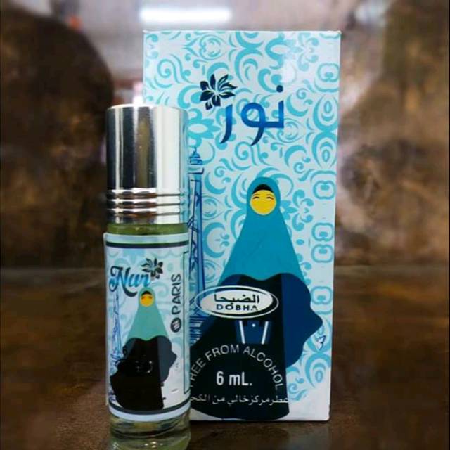 parfum arab aroma NUR PARIS 6ml DOBHA roll on 100 non alkohol