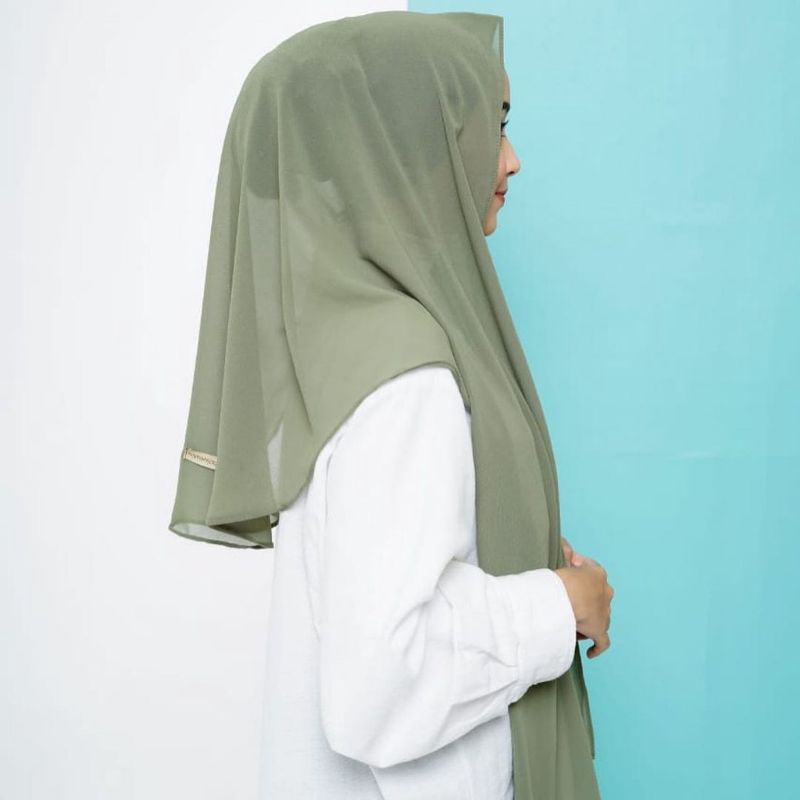 MODEL BARU HIJAB PASHMINA OVAL/JILBAB PASHMINA OVAL/PASHMINA CERUTY BABYDOLL POLOS/180X70CM